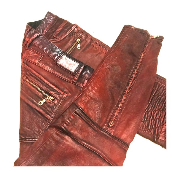 Robin's Jean Other - Robin Biker Jeans 4D Dark Broken Size 32